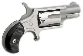 NAA Mini-Revolver 22 LR 1 1/8 In 5 RD Stainless Pearl Grips