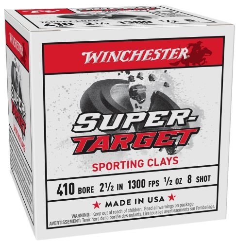 Winchester Target .410 Bore 2-1/2 In 1/2 oz #8 250 Rounds