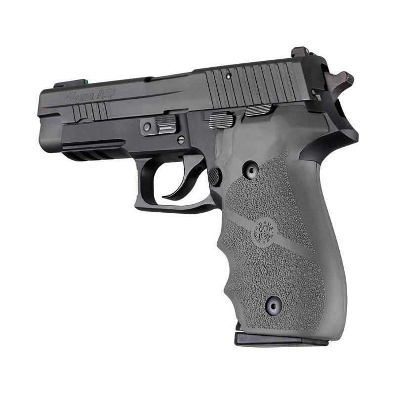Hogue 26002 Overmolded Rubber Grip Slate Grey Finger Grooves