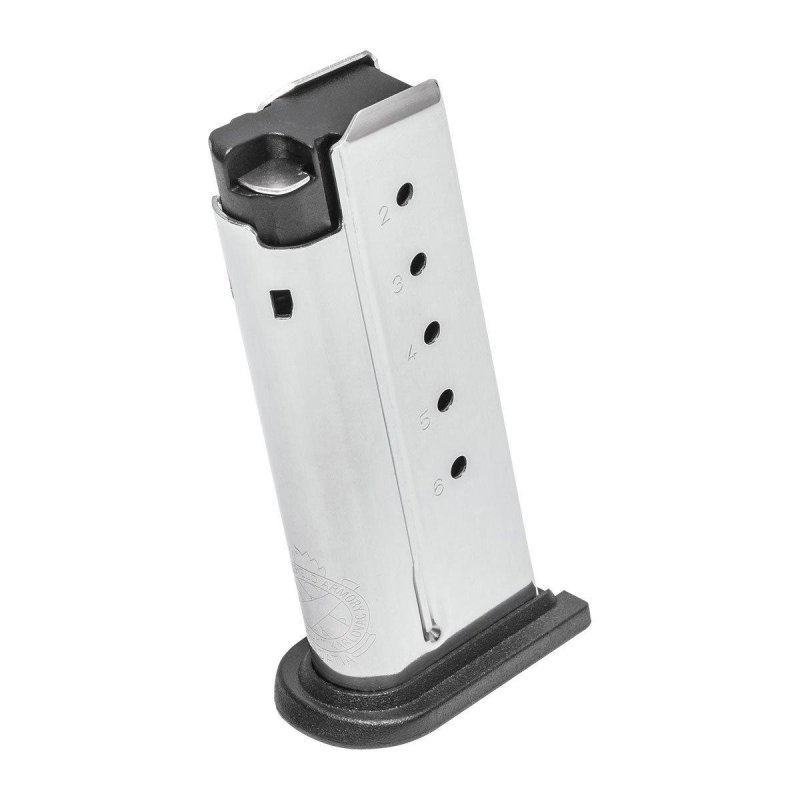 Springfield Armory XDS4006 40 S&W 6 Round Stainless Steel Magazine