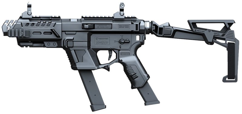 Recover Tactical PIXPBFBR01 P-IX+Basic PG9 Folding Brace Black