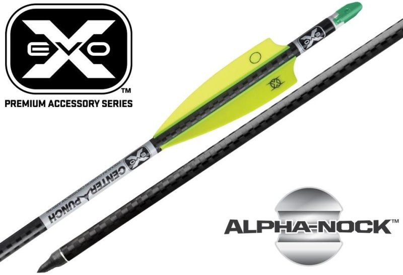 TenPoint HEA7406 Evo-X Center Punch 20" Crossbow Bolts, Alpha Nocks, 6 Pack