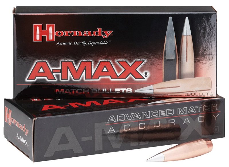 Hornady A-Max 50 Caliber 750 Grain Bullets 20 Pack