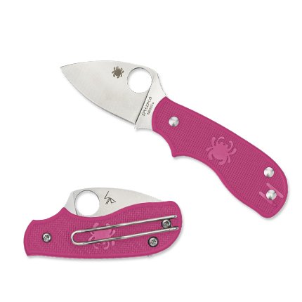 Spyderco Squeak Pink Living Beyond Breast Cancer C154PPN