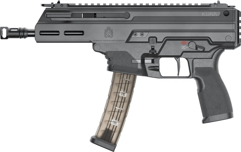 Springfield Armory KN90640B Kuna 40 S&W 30 + 1 Melonite Pic Rail End Plate Roller-Delayed Op System M-LOK Handguard