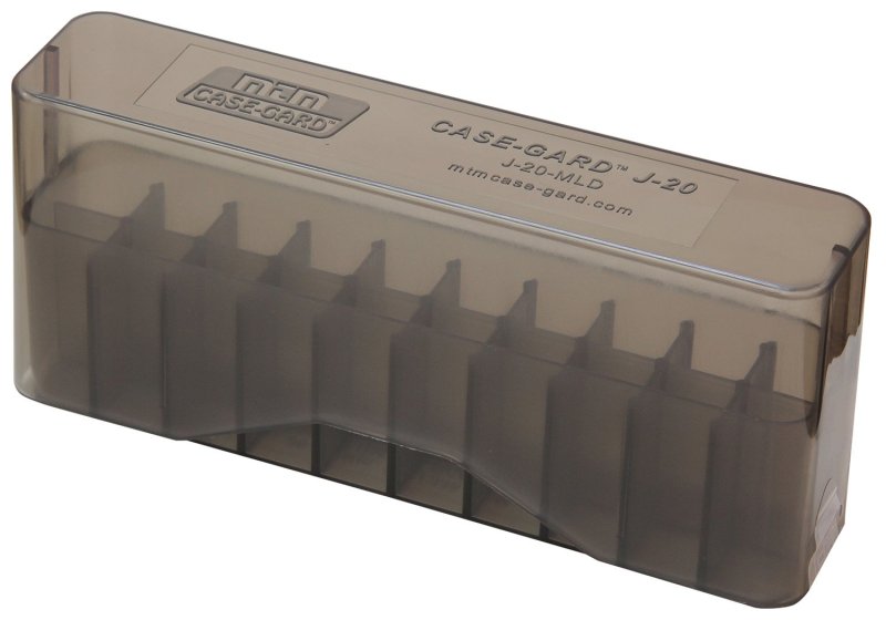 MTM SlipTop Ammo Box - Rifle WSM Smoke - 20rd - J-20-MLD-41