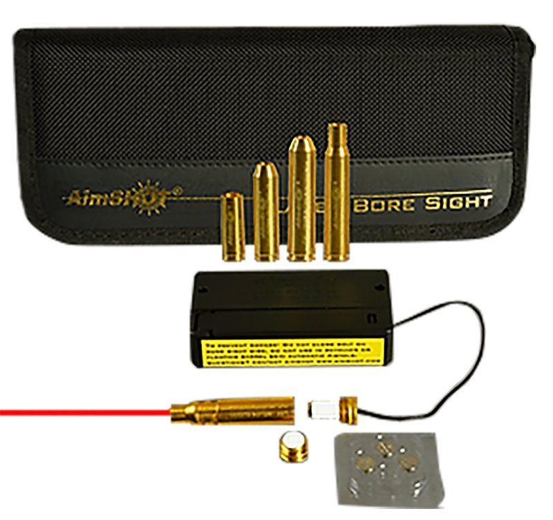 AimShot MBSKIT3 Modular Rifle Boresighter Kit .243 .308 7.62x54mm Brass
