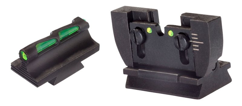 HiViz RG1022 Ruger 10/22 LiteWave Fiber Optic Sight Set Black Steel