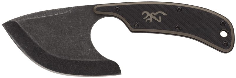 Browning Cutoff Skinner Knife 2.5" Blade Black G-10 Composite Handle