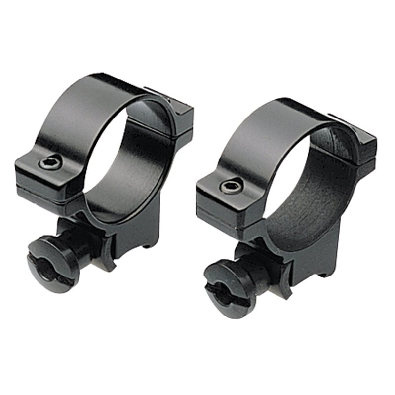 Burris 1" Aluminum Medium Black Standard Rimfire Rings 420071