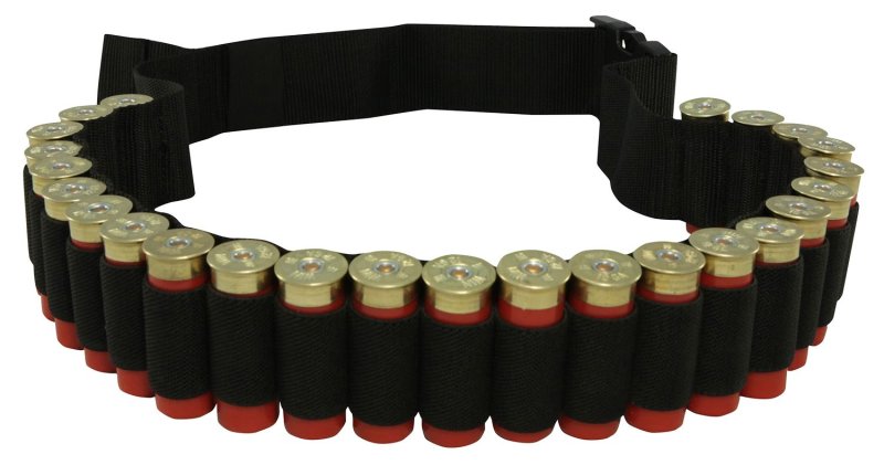HS Precision 00680 Shotgun Shell Belt Black Nylon 25rd Waist