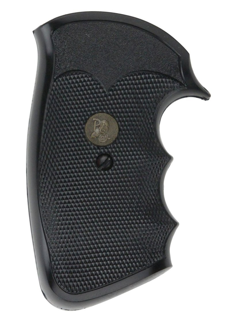 Pachmayr Gripper Black Rubber Grip Colt Python Trooper