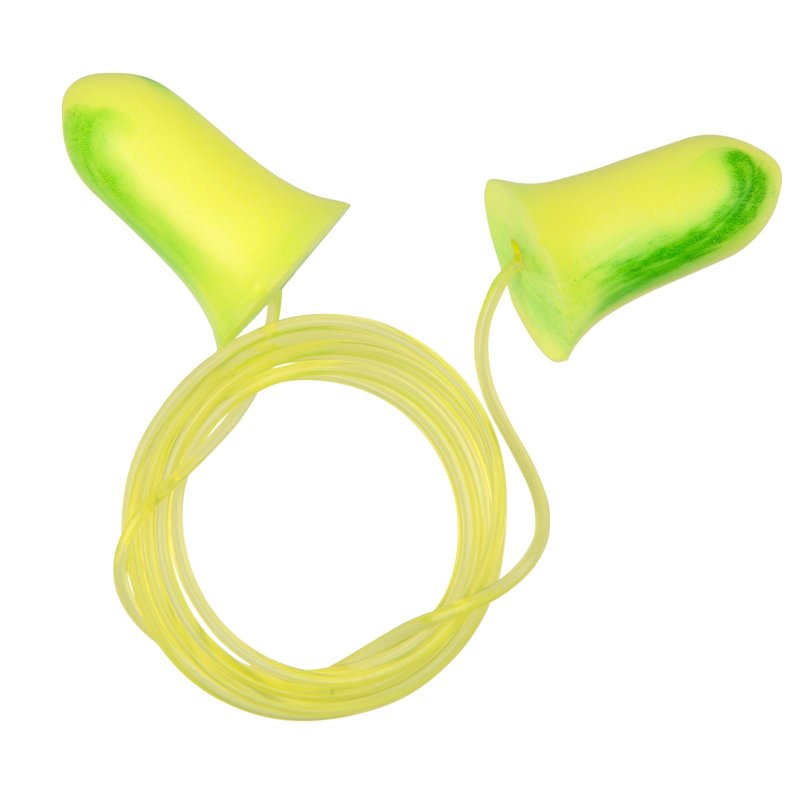 Allen ULTRX Tethered Tapered Passive Foam Ear Plugs 32dB Lime 5 Pairs
