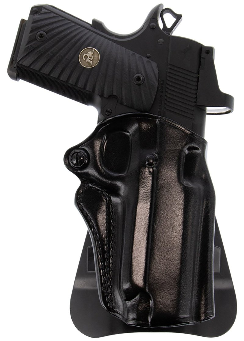 Galco SM2652B Speed Master 2.0 Black Leather Paddle Holster Right Hand