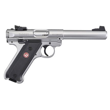 RUGER Mark IV .22 LR 5.5in Bull Barrel 10 Rd Mag Stainless Satin