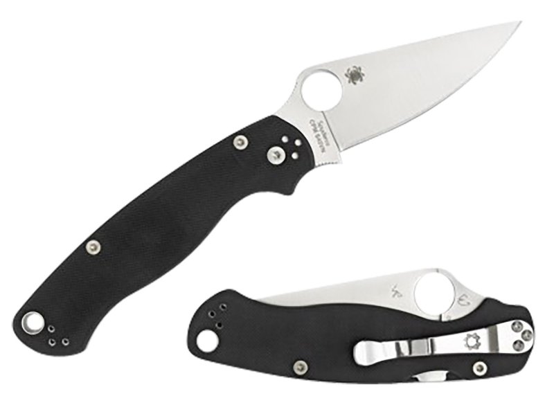 Spyderco C81GPLE2 Para Military 2 Left-Handed Folding Knife 3.42" S45VN Blade