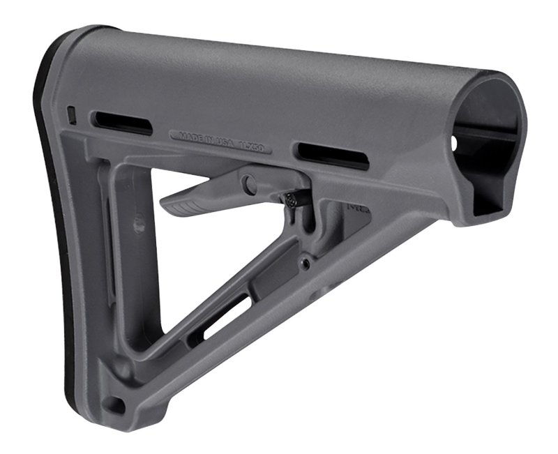 Magpul MAG400-GRY MOE Stock AR15 Carbine Gray A-Frame Design