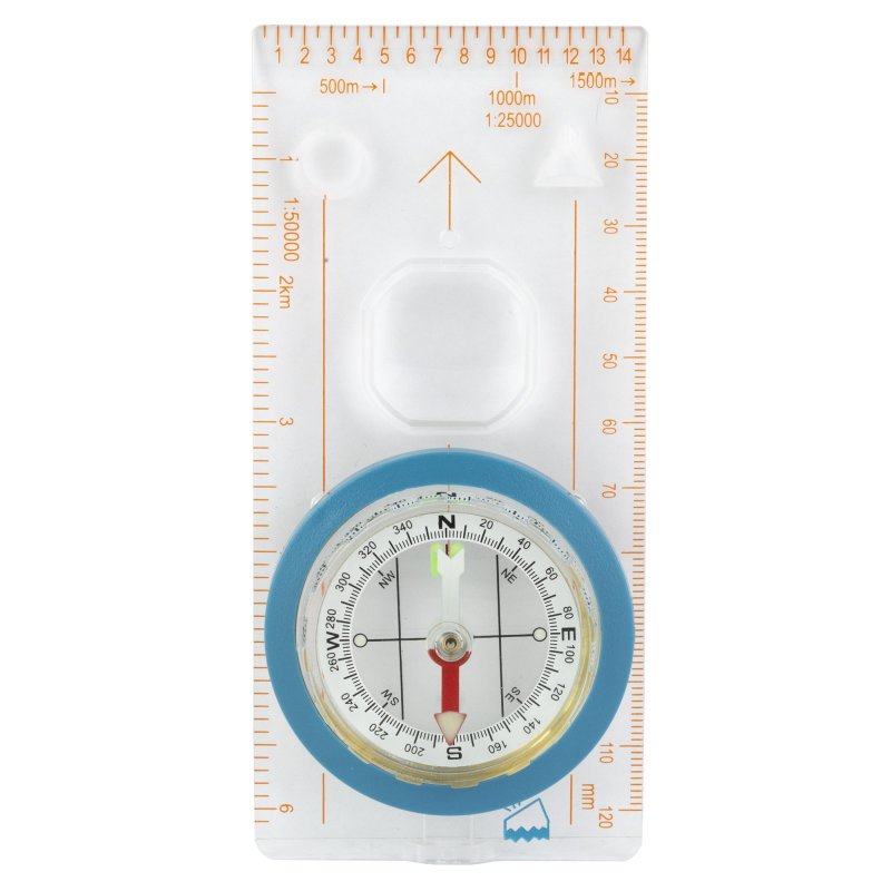 UST Ultimate Survival Technologies Deluxe Map Compass Lanyard Clear