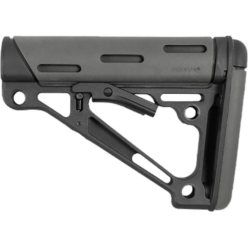 Hogue OverMolded Collapsible Buttstock Gray 11 In