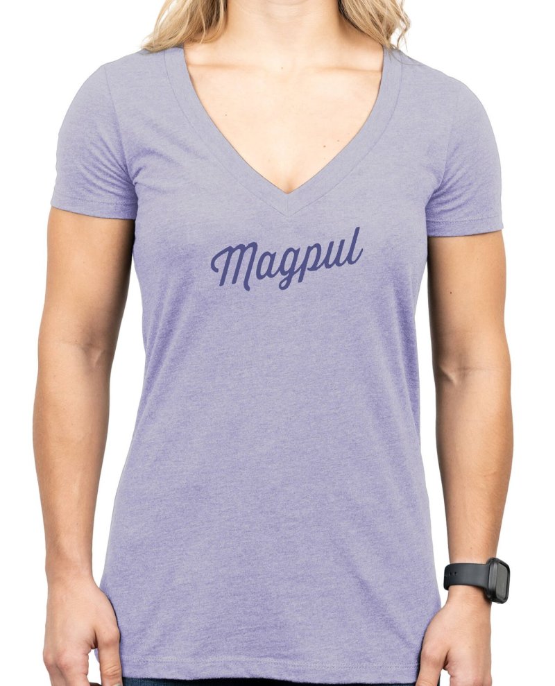 Magpul Mag1336-530- Rover Script Women's Orchid Heather Cotton/Polyester