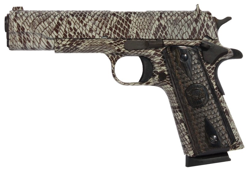 Iver Johnson 1911A1 Copperhead 45 ACP 5" Barrel 8-Rd Snakeskin Finish