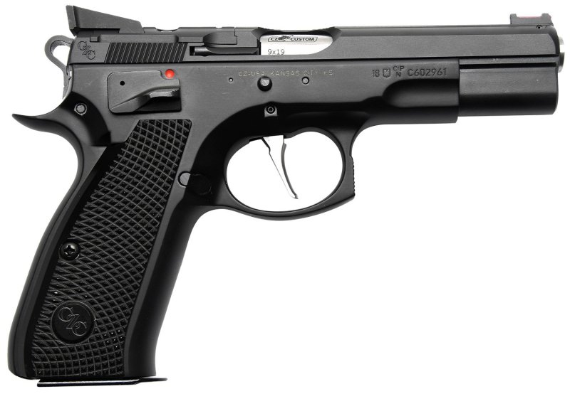 CZ-USA 91706 RDS 9mm 4.6 In 16 Black Polycoat Optic Cut