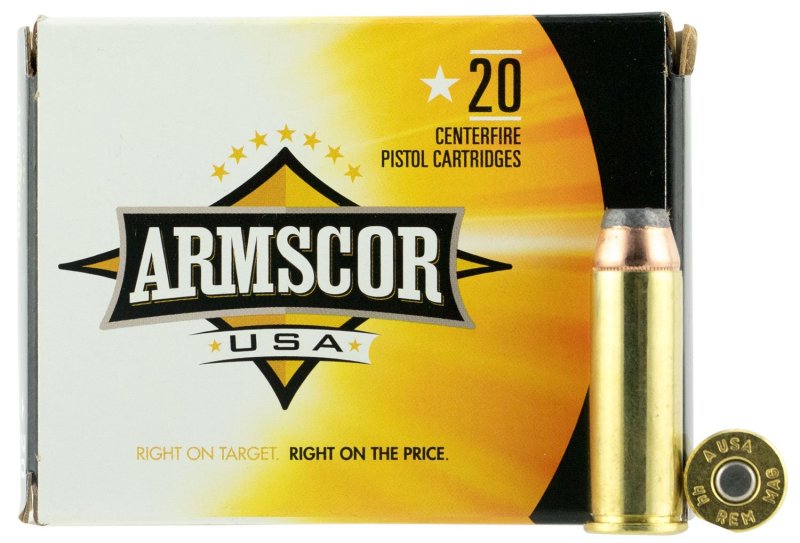 ARMS FAC44M2N .44 Rem Mag 240gr Jacketed Hollow Point Brass 20rd