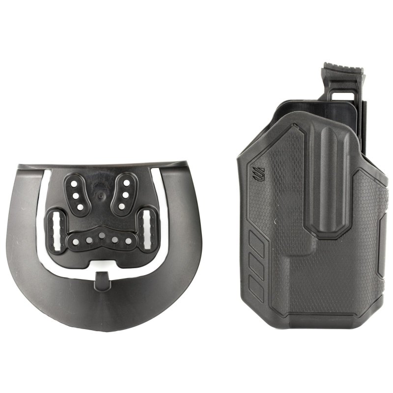 BLACKHAWK! OMNIVORE 419002BBR - Multi-Fit, Level 2 Retention, Right-Handed, Polymer Holster in Black