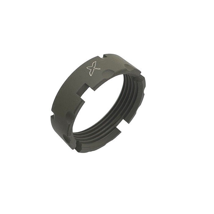 Forward Controls Design CNF AR-15 Billet Castle Nut Burnt OD Green