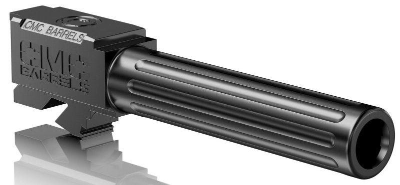 CMC GLOCK 19 FLUTED BARREL NON-THREADED DLC BLACK ...