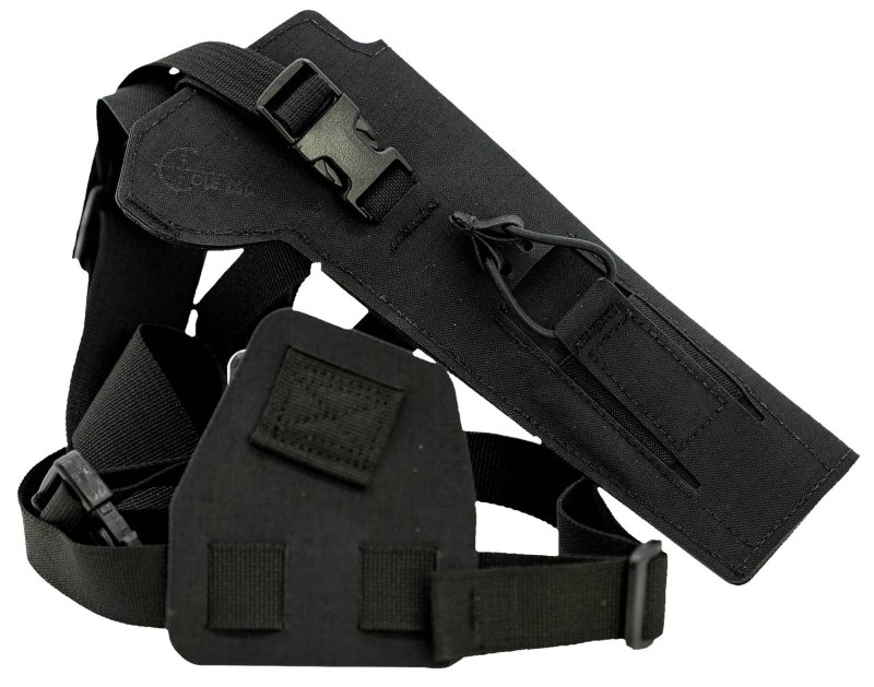 Cole-Tac VW201 Varmint Wrangler Chest Pistol Holder Black Left Hand