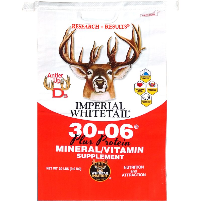 Whitetail Institute MP20 30-06 Mineral & Protein 20 lbs, Antler Growth Boost