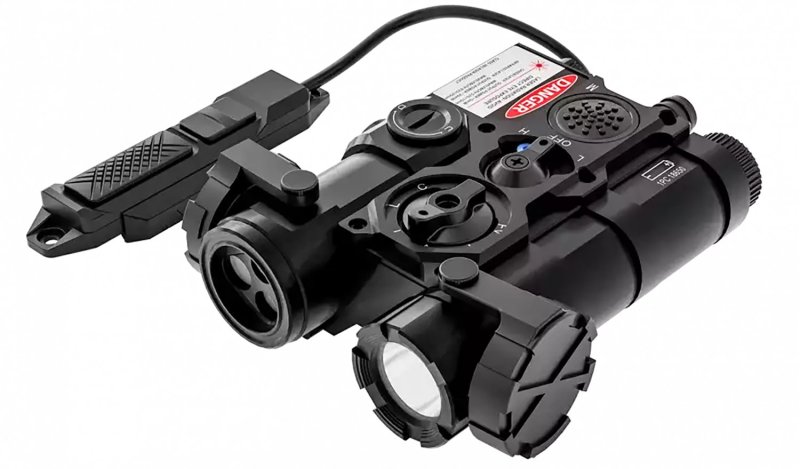 AGM Global Vision WLADCLA1B1 Black Green Laser IR Pointer 300 Lumen LED