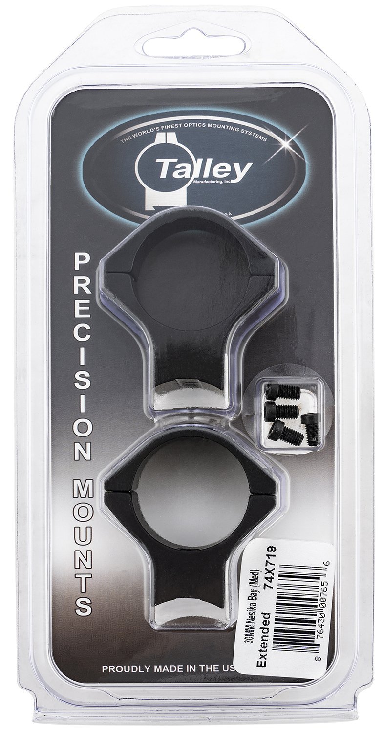 Talley 74X719 2-Piece Matte 30mm Medium Rings for Savage Round Receiver