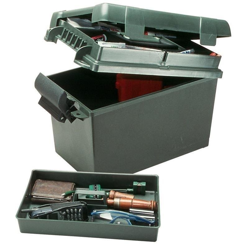 Sportsmen's Plus Utility Dry Box - Forest Green - 15" x 8.8" x 13" - Water Resistant - 5 Section Lid Compartment