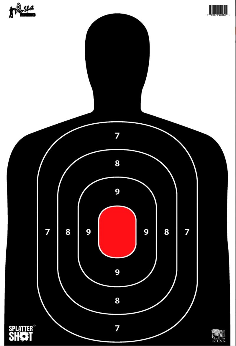 Pro-Shot SILH-8PK SplatterShot Hanging Heavy Paper