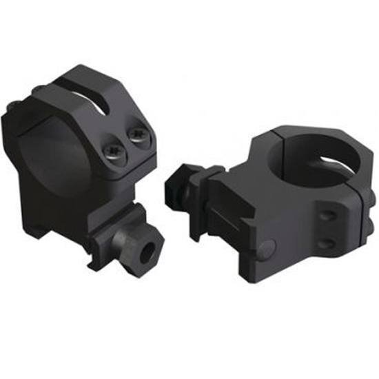 Weaver 99516 Tactical 4-Hole Picatinny Ring Matte Black 30mm Medium