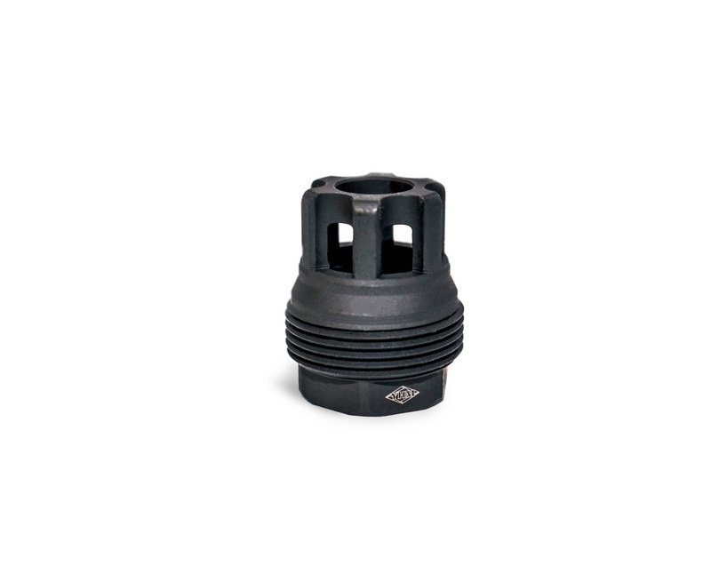 Yankee Hill YHM-3109-1MB-28A 30Cal Mini Muzzle Brake 9mm 1/2x28 Black