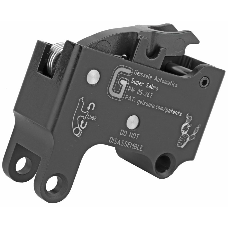 Geissele 05267 Super Sabra Two-Stage Trigger Pack 5.50-7.50 lbs Black