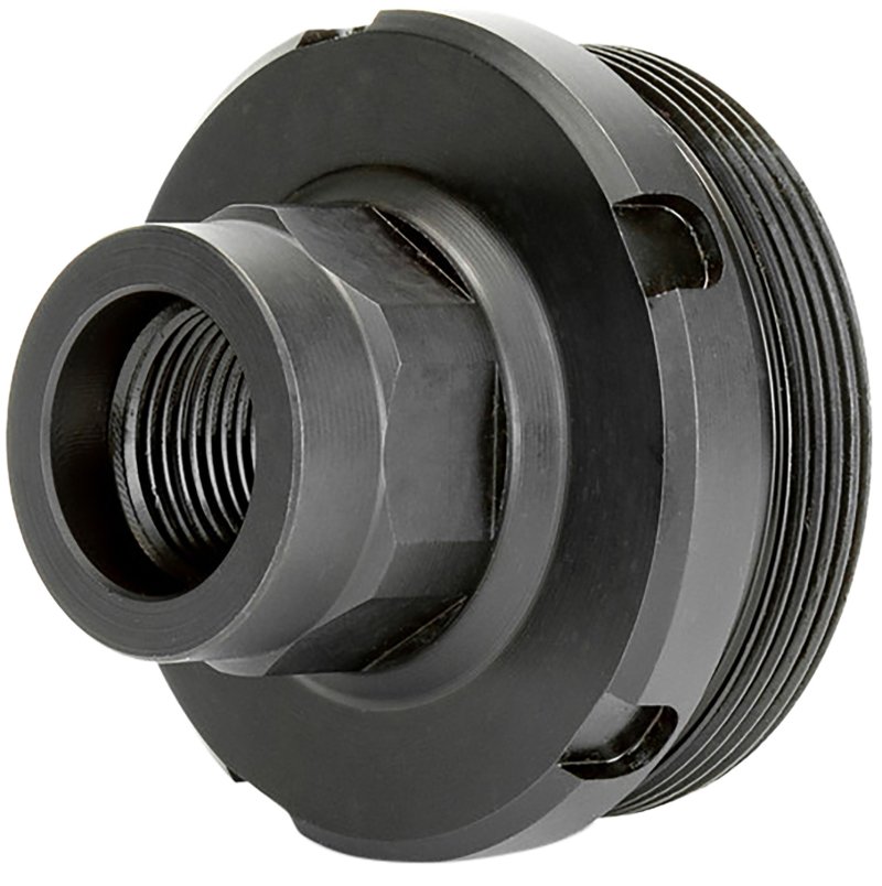 Griffin Armament DT1375X24-1/2X28 Thread Adapter 17-4 SS Nitride Black