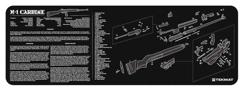 TekMat Armorer's Bench Mat M1 Carbine 12x36 In