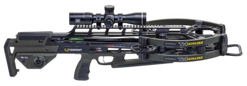 TenPoint TX Ultra 29.5 ACUslide MAXX EVO-X Moss Green Scope