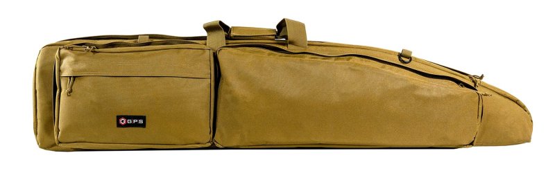 GPS GPSDBRC42TAN DoubleBolt 42In 2-Rifle Scoped Case Tan