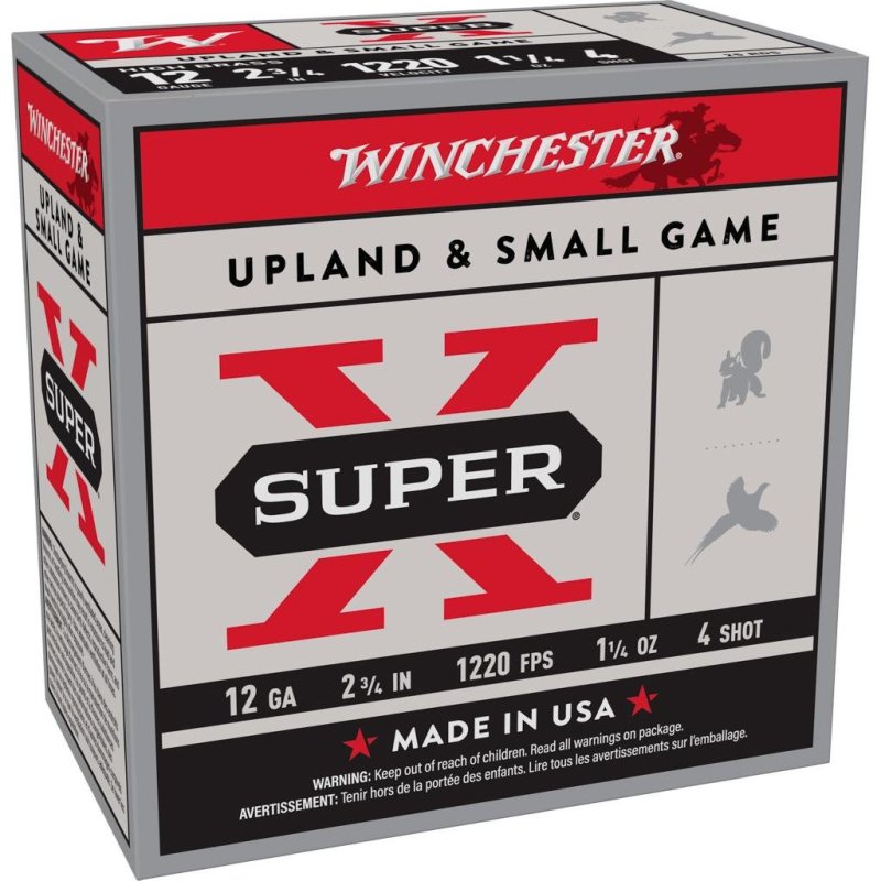 Winchester X12P4 Super X Game Load 12GA 2.75 In High Brass