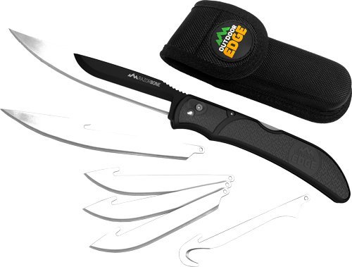 Outdoor Edge Razor Bone 6-Blade Combo Set, Gray - RBY-10C