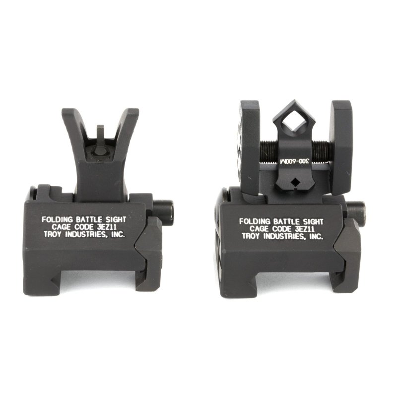 Troy SSIG-MCM-SSBT-00 BattleSight Micro Di-Optic Picatinny Black Set