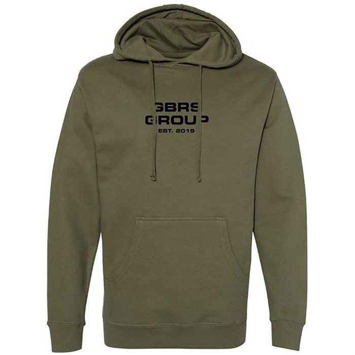 GBRS Group PO-GRNBLK-INS25-L Instructor Hoodie Large Army Green
