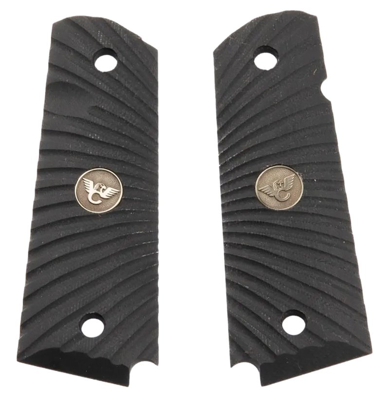 Wilson Combat 351AAFS 1911 Starburst G-10 Grip Panels Black
