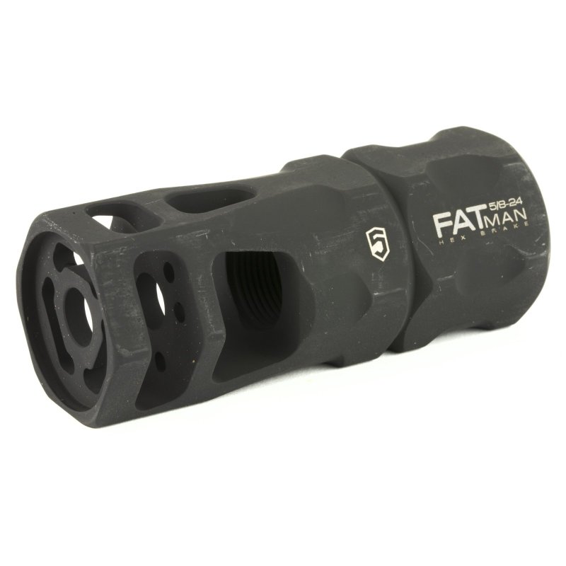 Phase 5 FATman-5/8-24 Muzzle Brake .30 Cal Black Parkerized Steel