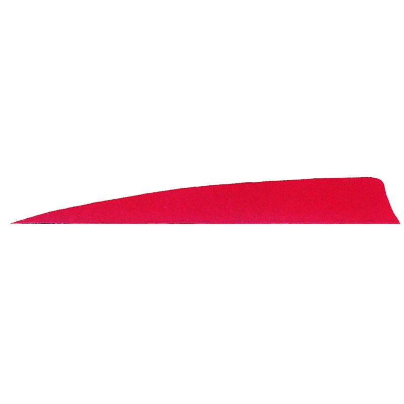 Gateway 500RSSRR-50 Shield Cut Feathers Red 5 In RW 50-Pack